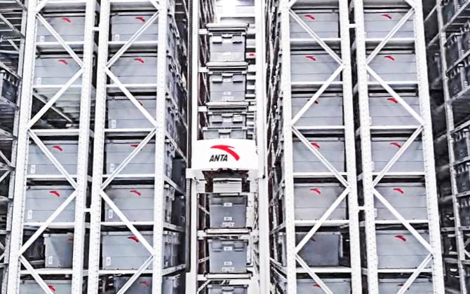 安踏X南宫：3500平方米实现每天超12万件出库量